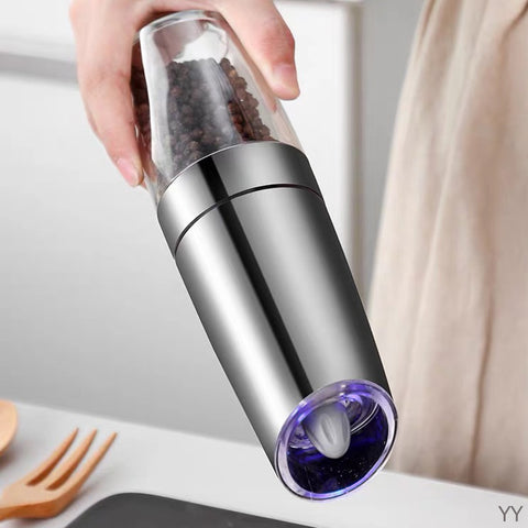 Electric Gravity Pepper Grinder Salt Grinder Adjustable Coarseness