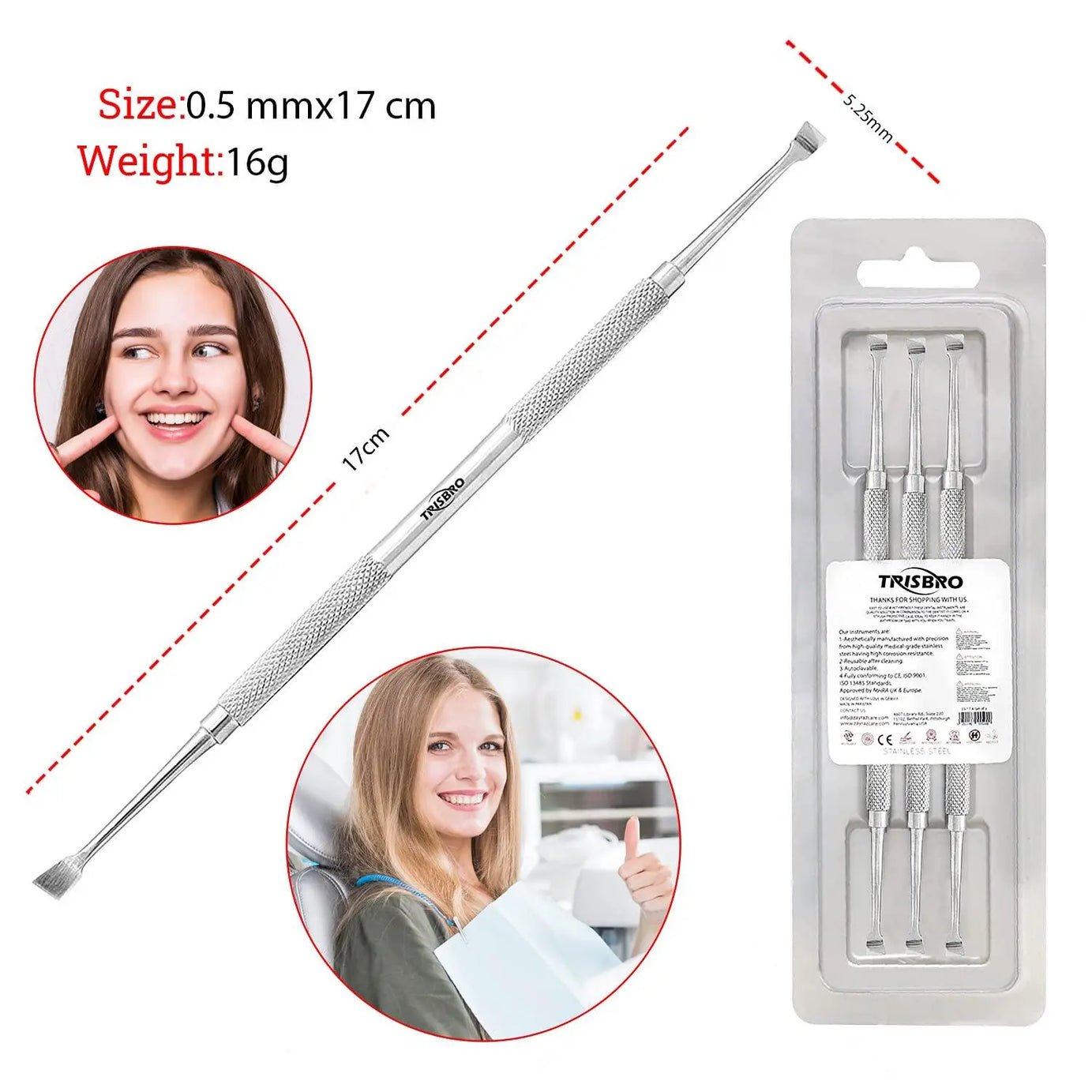 Trisbro Dogs Dental Tarter Scraper