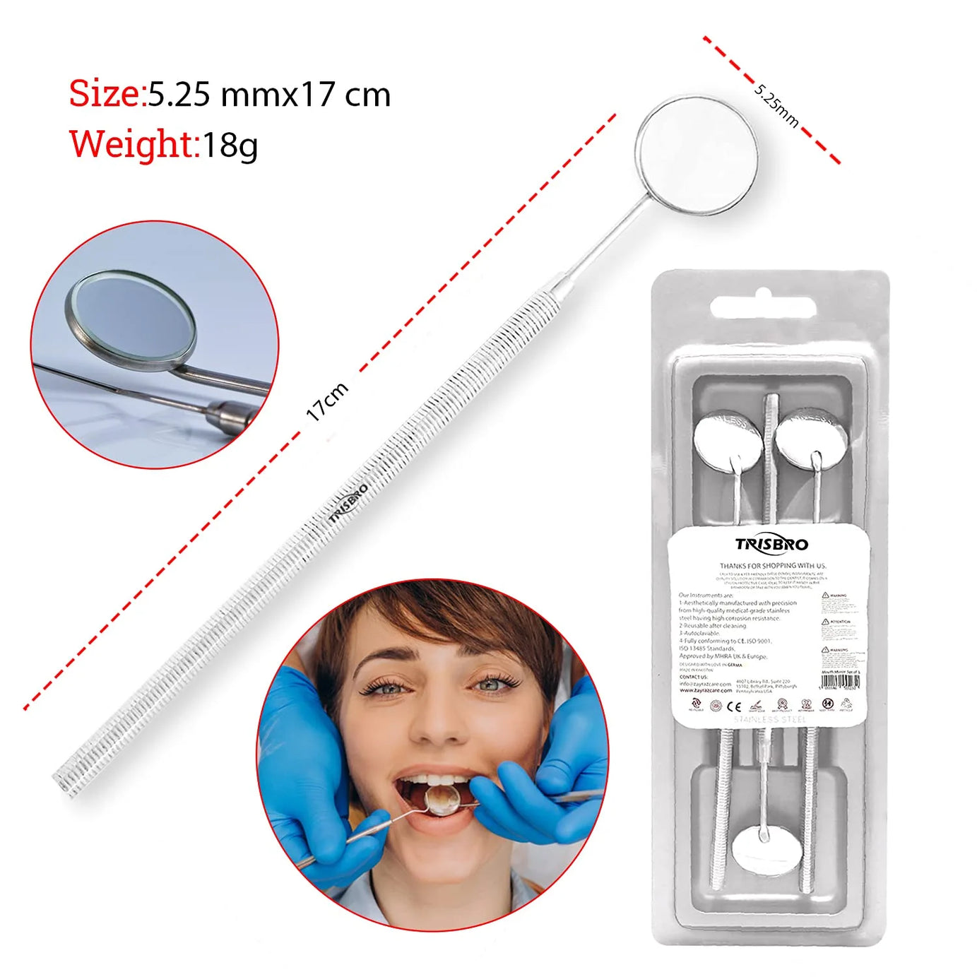 Trisbro Mouth Mirror Handle