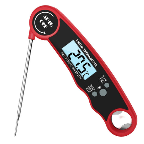 Folding Kitchen Food Thermometer Electronic Food Grill Thermometer